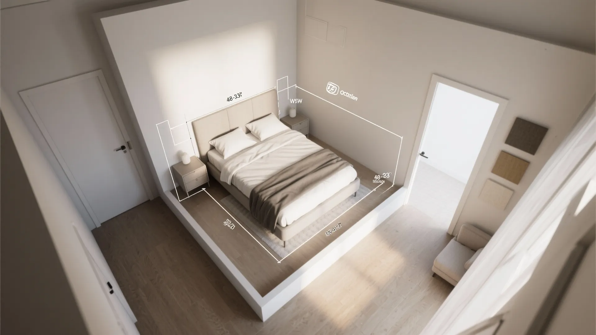 3. Slimmed-down Double Bed and Smart Mattress Choices