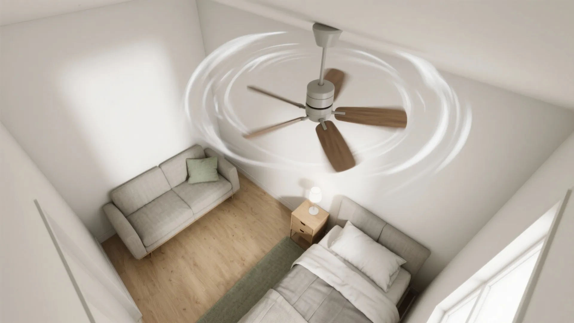 Right-Size Blade Span and Airflow for Tiny Rooms