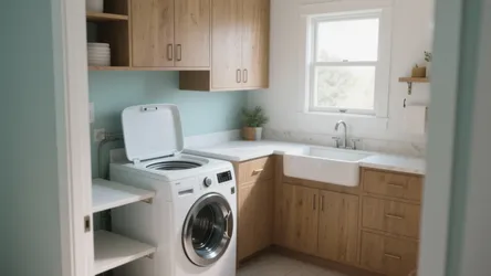 5 Small Laundry Room Ideas for Top-Loading Washers