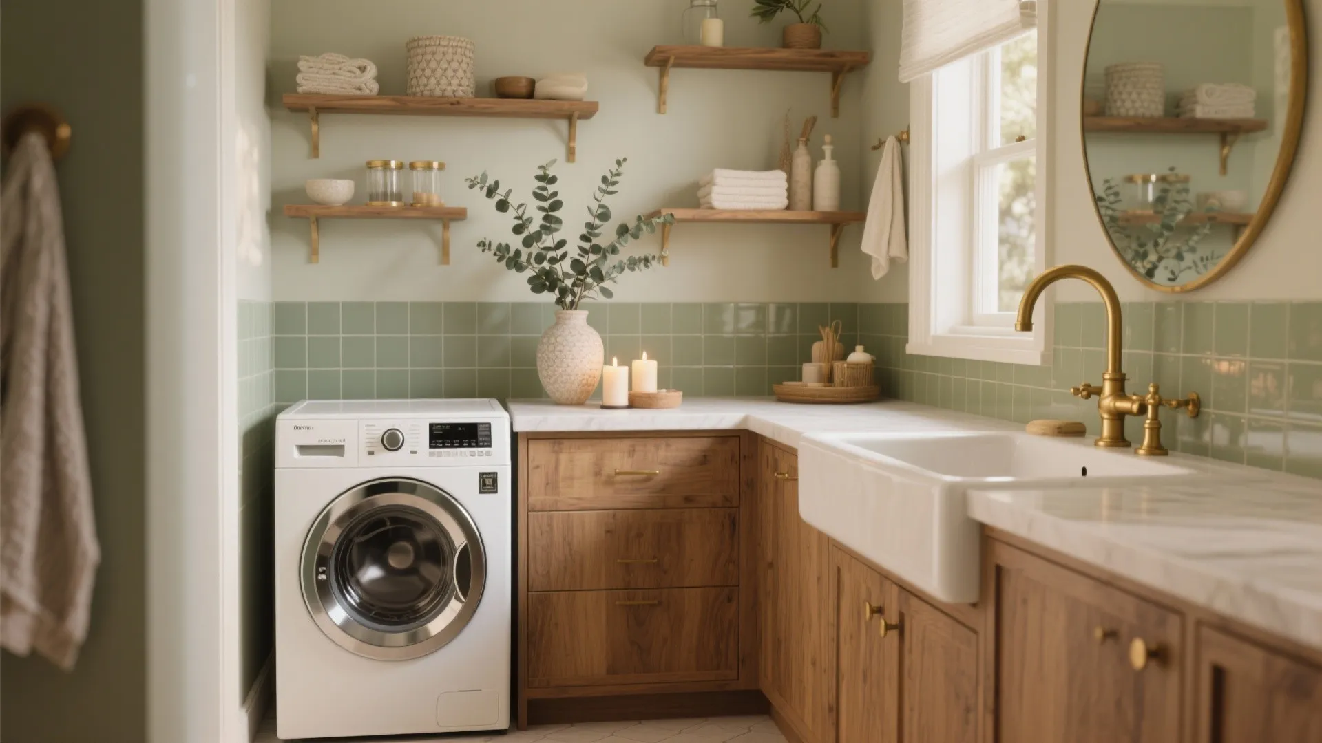 Top 5 Laundry Room Ideas for Top Loaders: Small laundry? Big ideas. Practical design tips for homes with top-loading washers