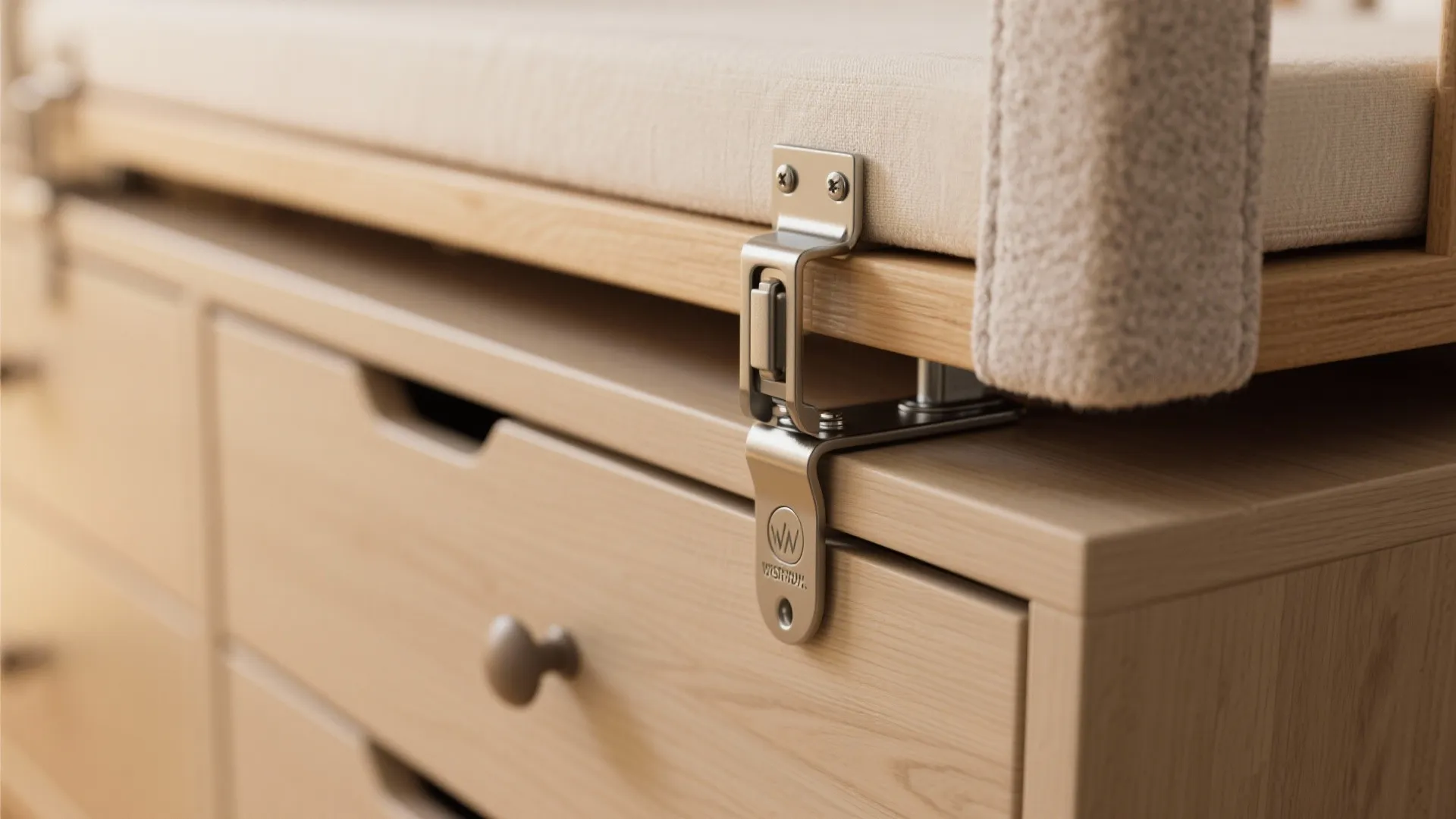 Convertible furniture: crib, dresser, and a topper that works