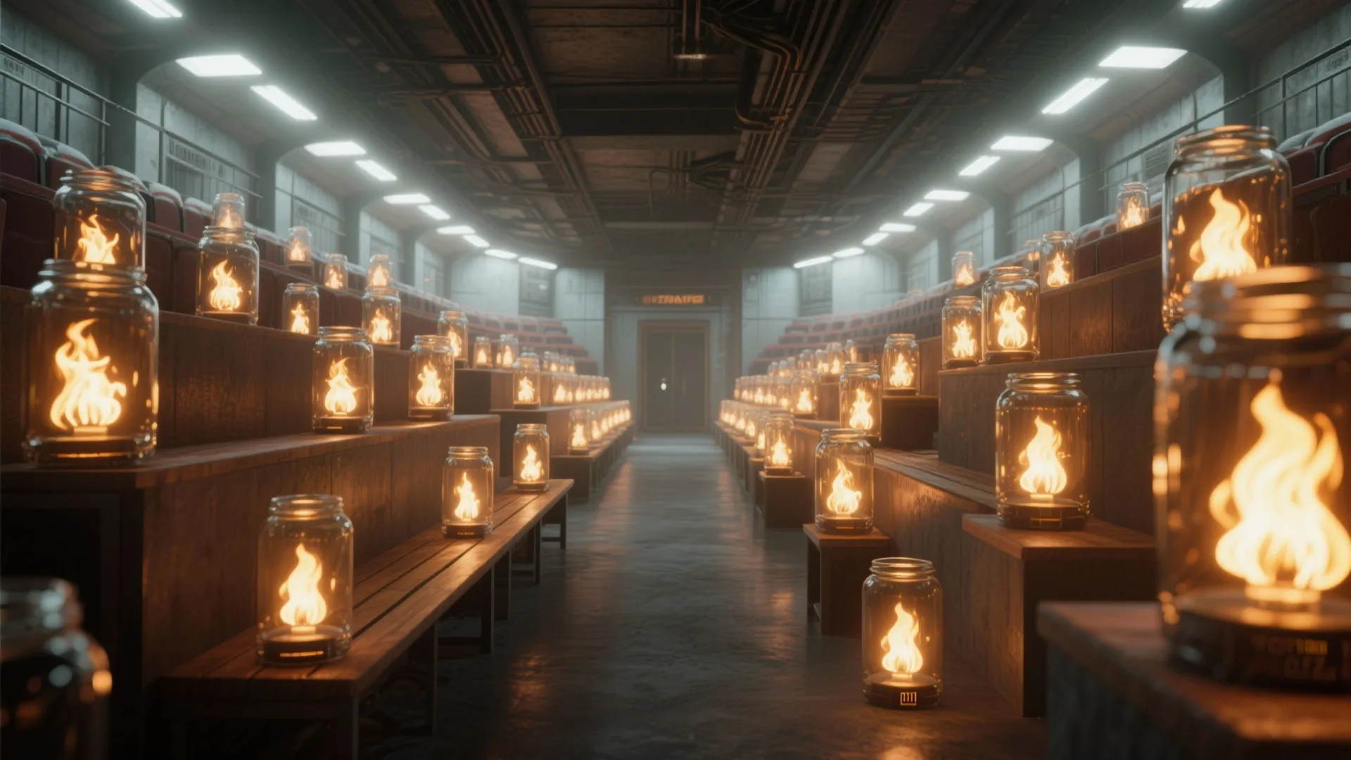 Torch-themed (safe) lighting