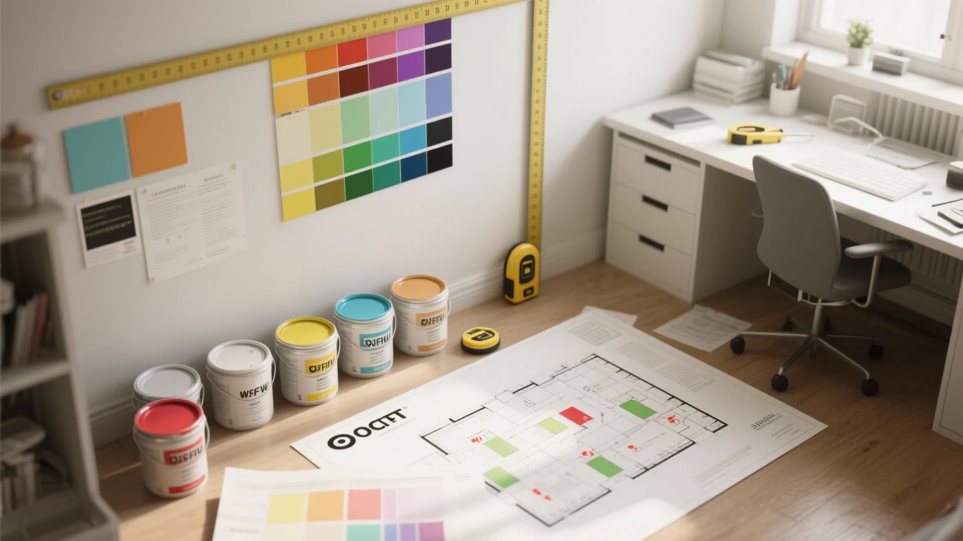 5. Targeted touch-ups and sample-driven color tests