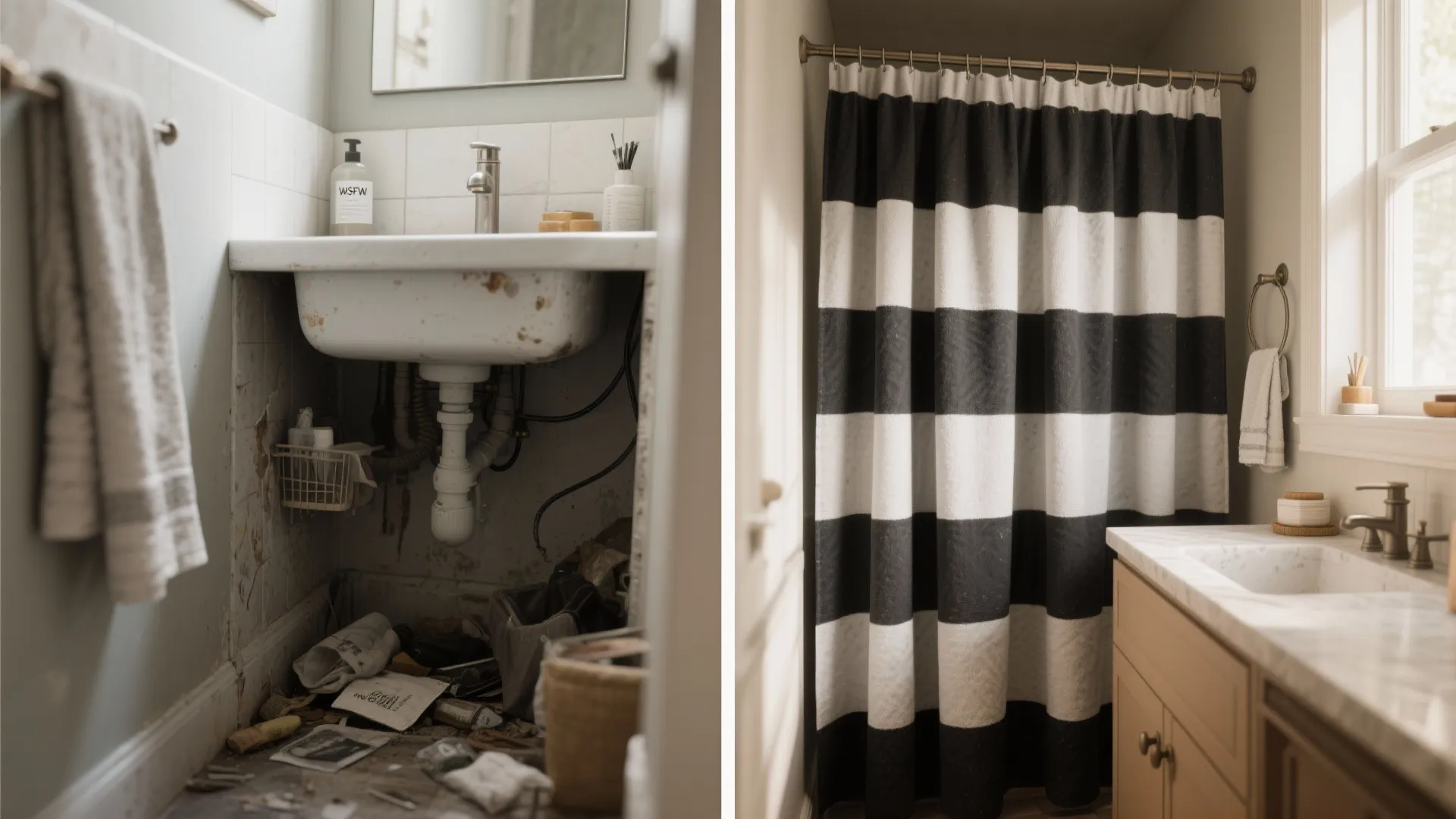 4. Use towels as temporary curtain or cover