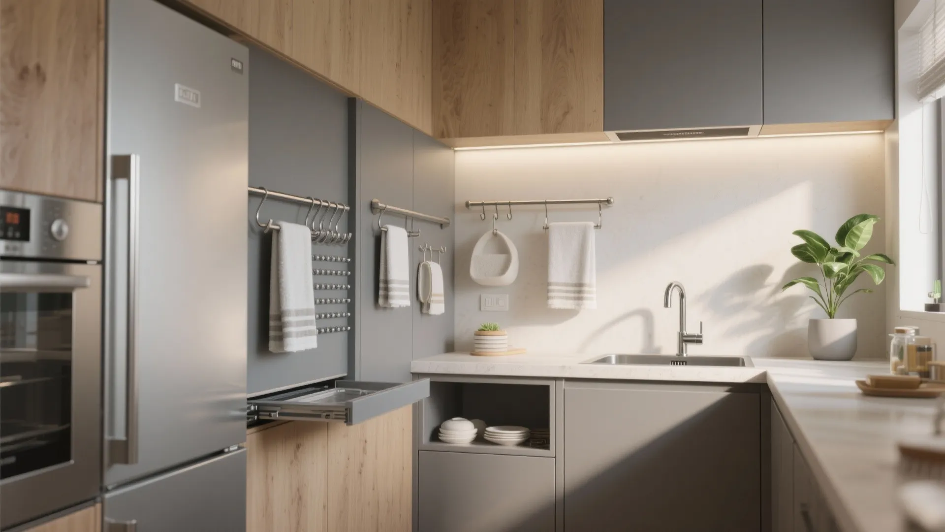 Kitchen Towel Holder Ideas: 7 space-saving towel holder ideas for small kitchens, from magnetic bars to built-ins