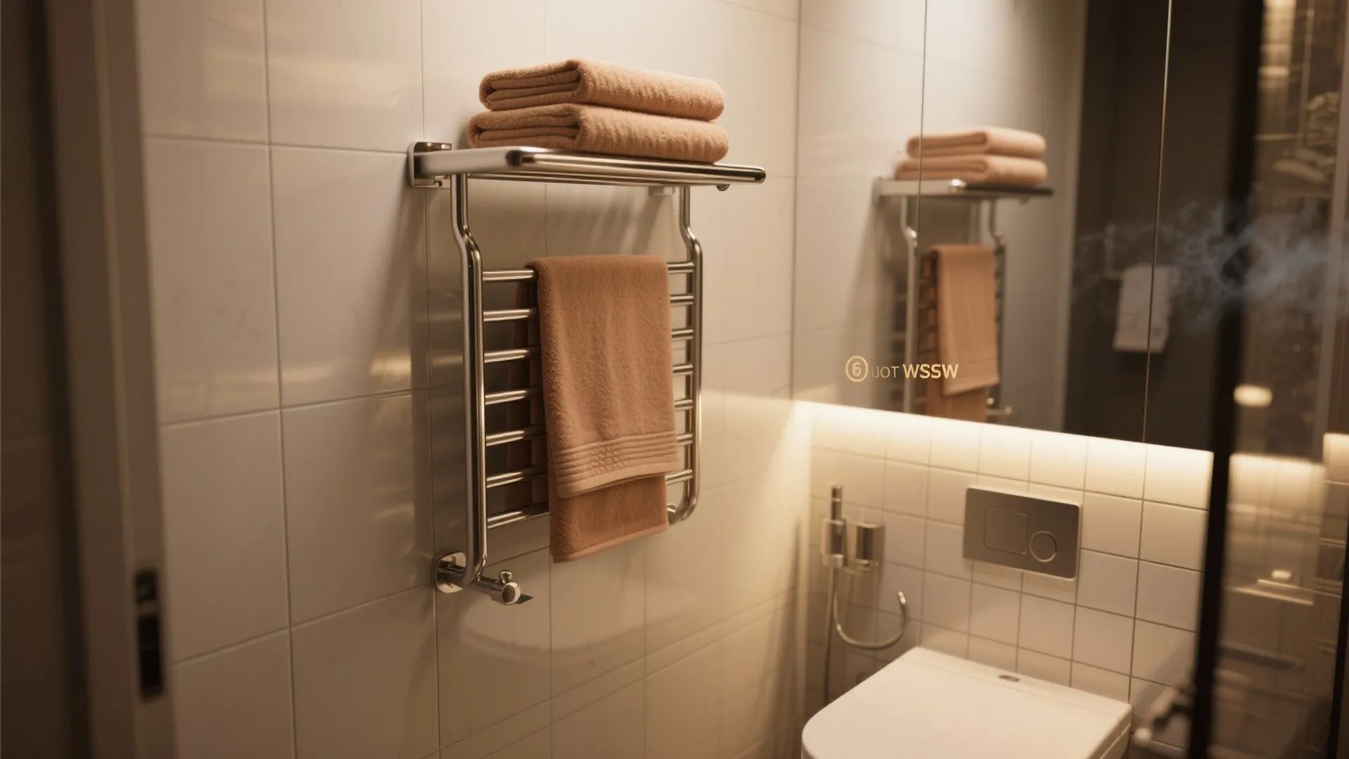 4. Heated towel racks and micro-bath upgrades