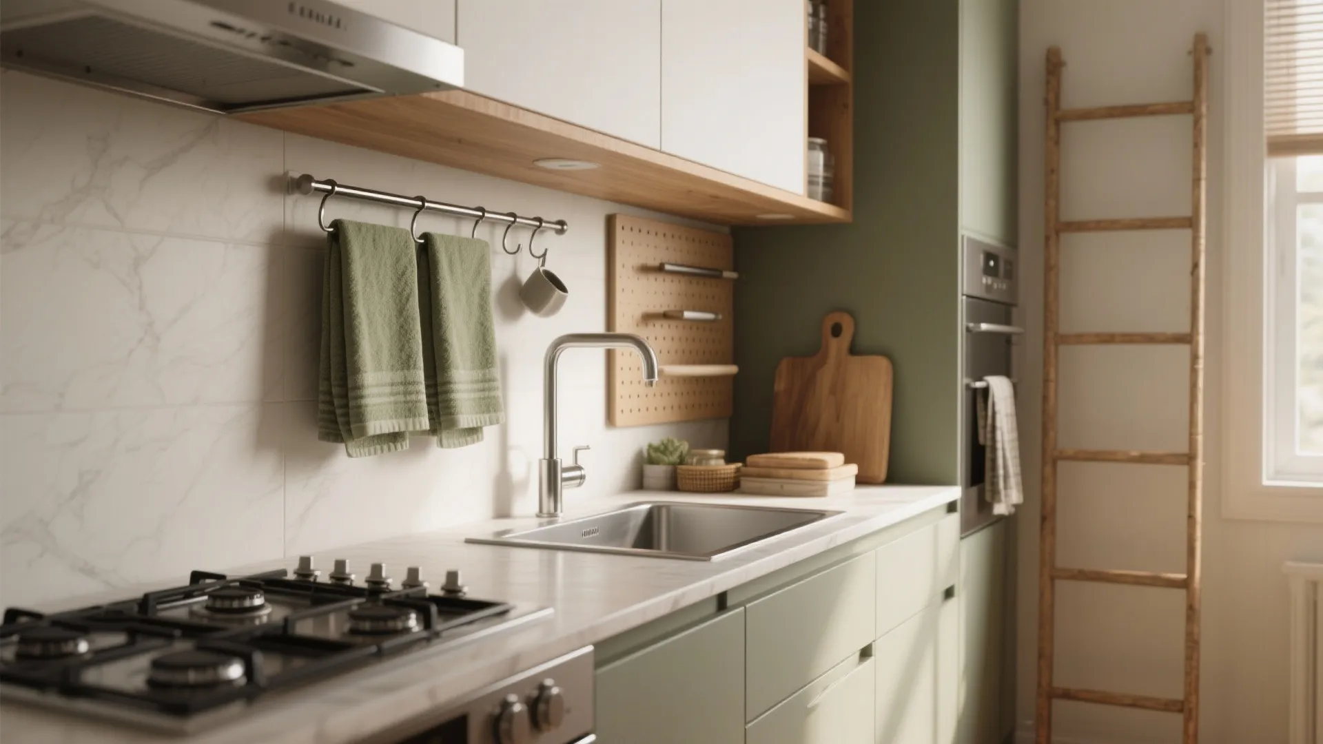 Hanging Kitchen Towel Ideas: 5 Small-Space Tricks