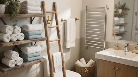 10 Stylish Ways to Hang Decorative Towels in Bathroom