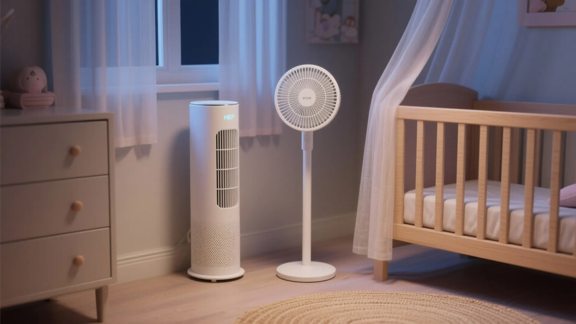 Tall, Slim Tower Fans With HEPA: Cooling Plus Cleaner Air