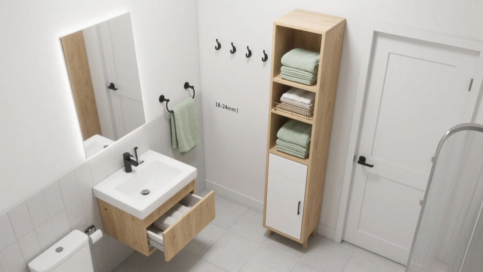 Tall Towers, Hooks, and the Back-of-Door Zone