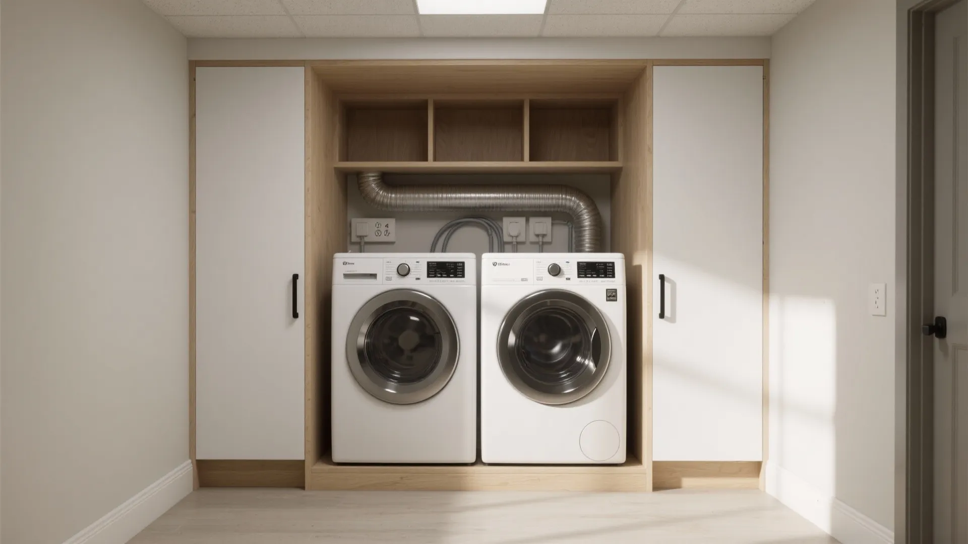 Idea 1: Build a true laundry tower niche