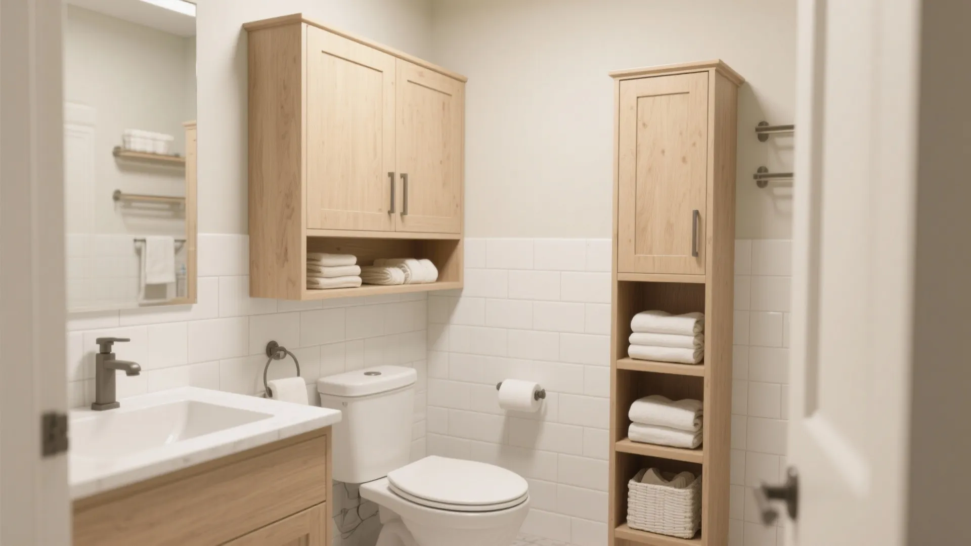 Vertical Towers and Over-Toilet Storage