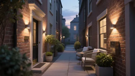 5 Small-Space Lighting Ideas with Motion Detector Outdoor Wall Lights