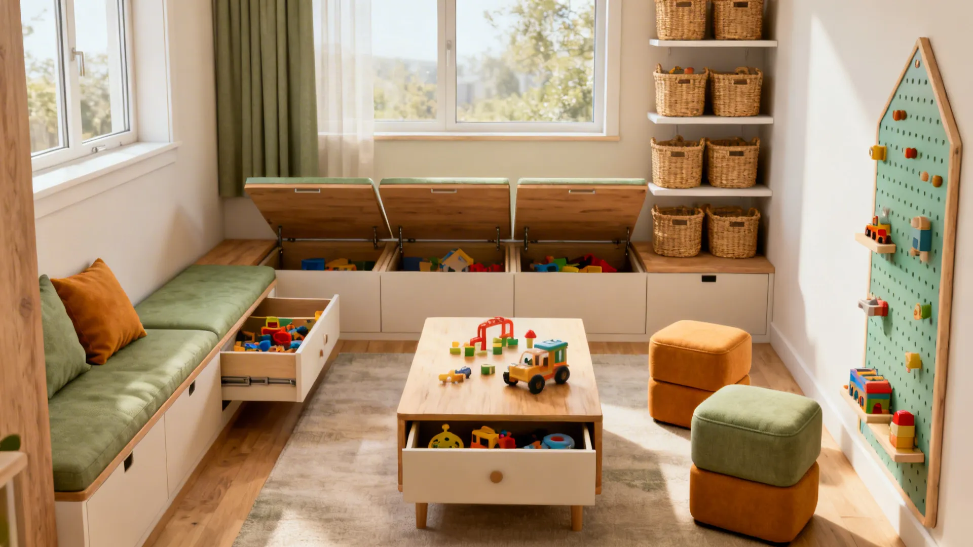 5 Clever Toy Storage Ideas for Small Living Rooms: Smart, stylish and space-saving toy storage ideas I use in small living rooms