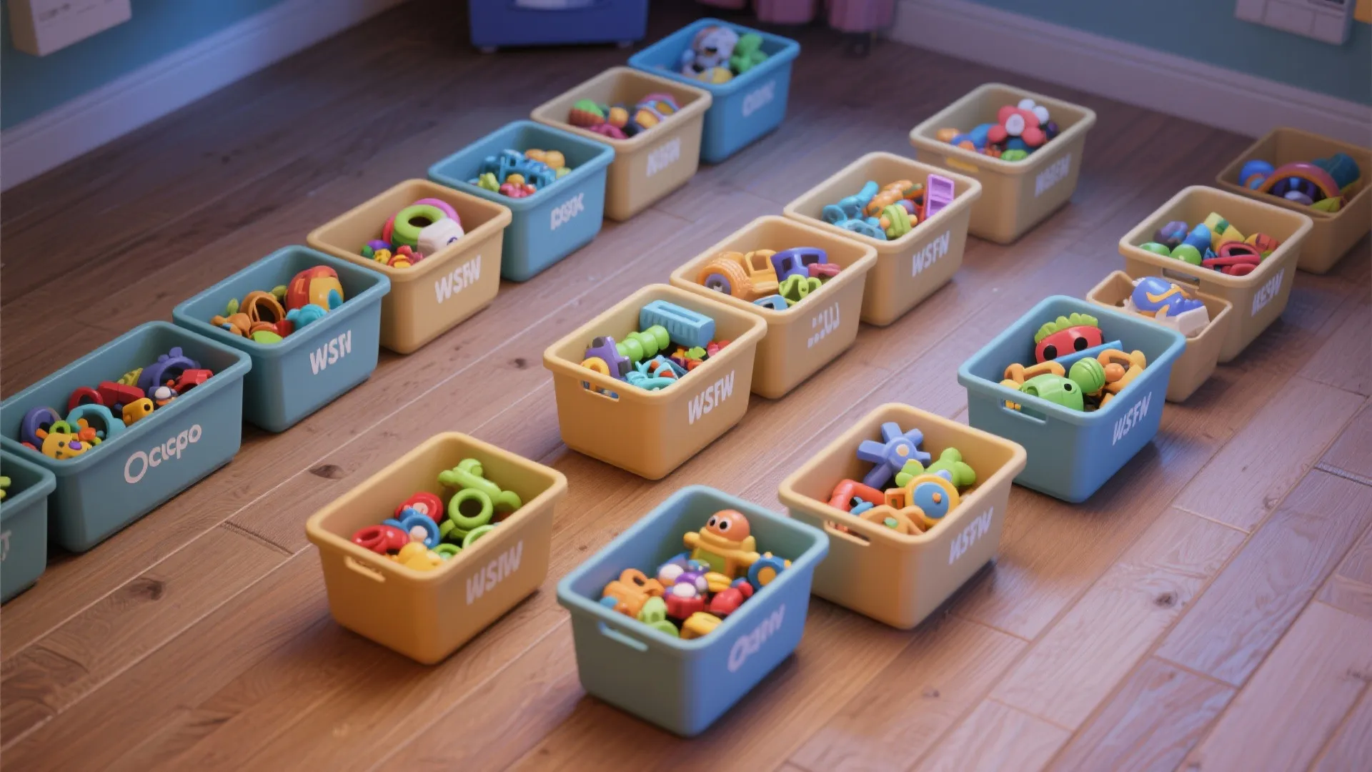 6. Creative Toy Rotation System