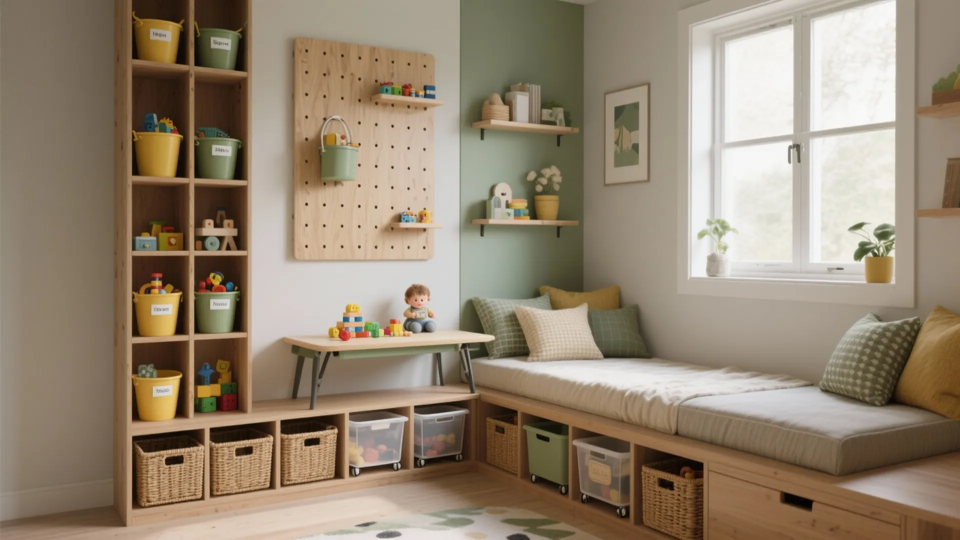 Toy Storage Ideas for Small Spaces: 5 Smart Solutions: Real, playful and practical toy storage ideas I’ve used in tiny homes and apartments