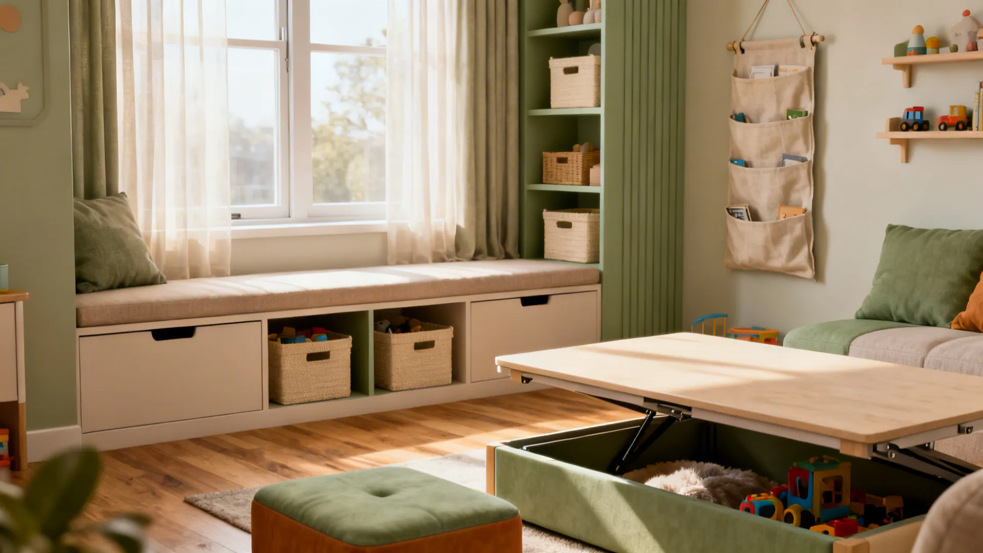 5 Toy Storage Ideas for Living Rooms