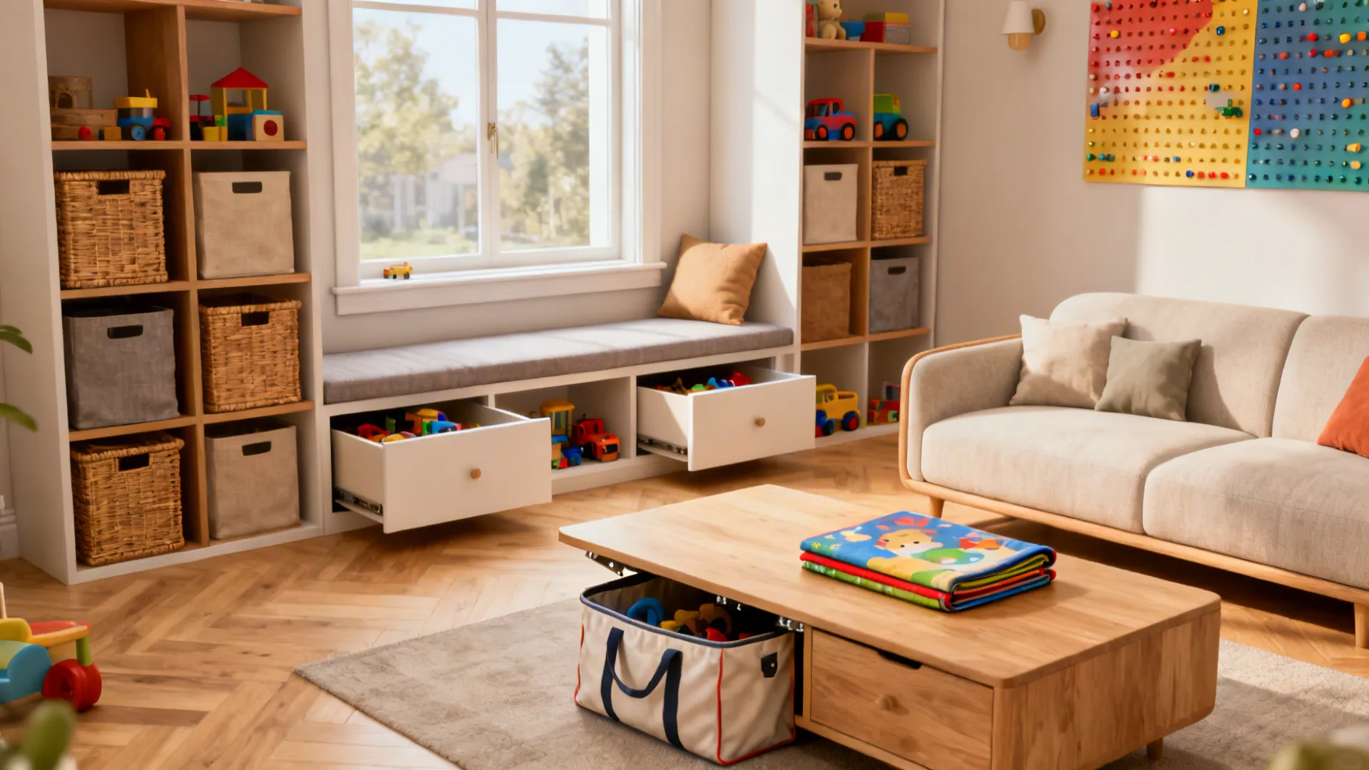 5 Smart Ways to Store Toys in the Living Room