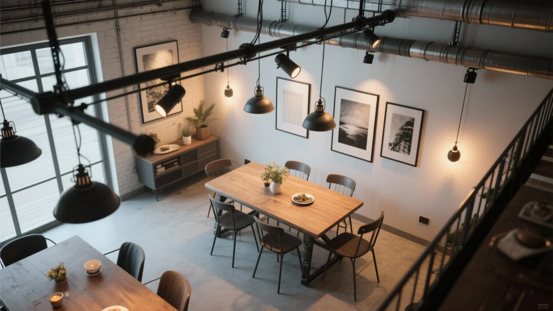 4. Adjustable Track with Accent Spots