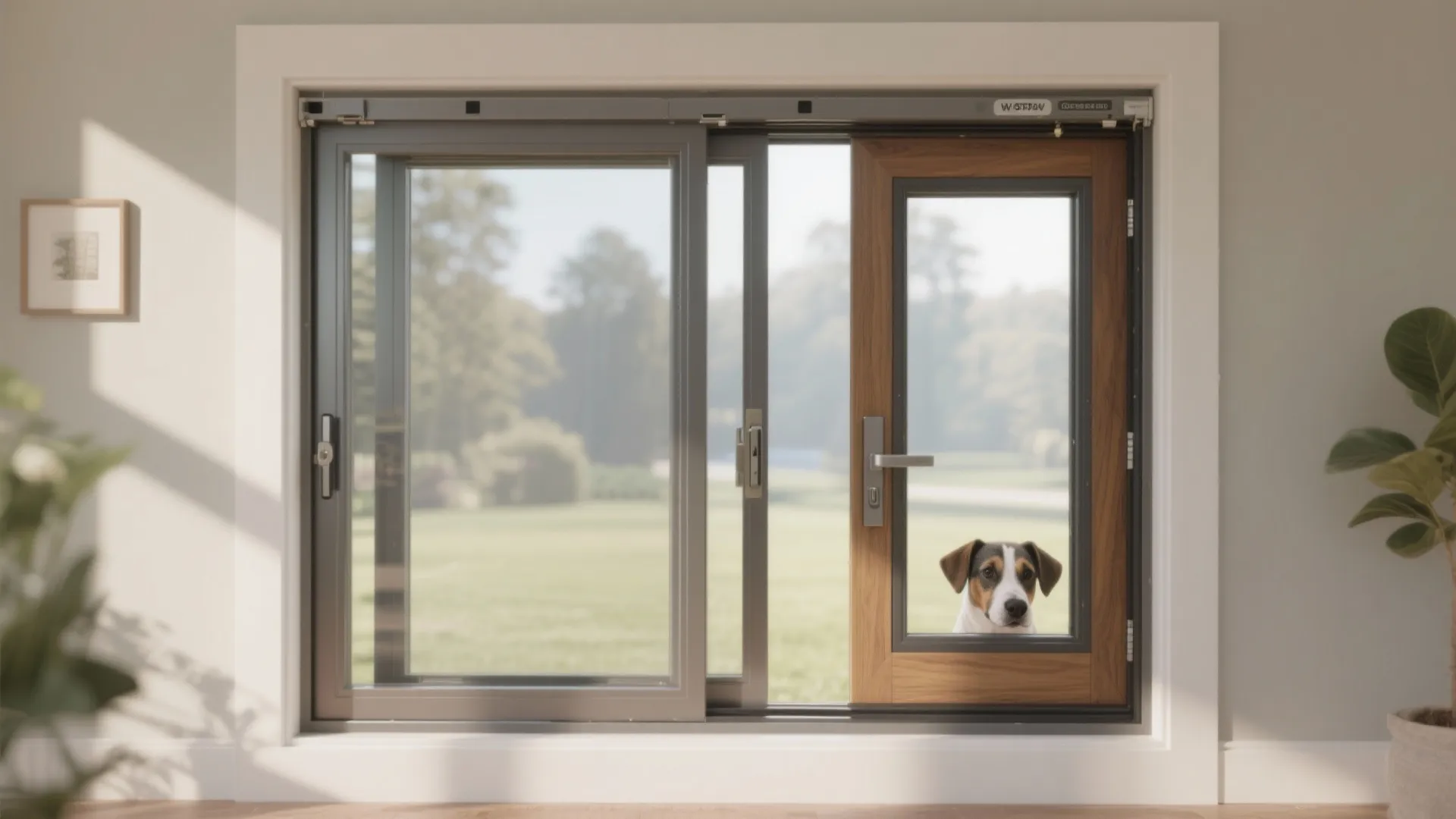 2. Track-Mounted Sliding Insert with Reinforced Frame