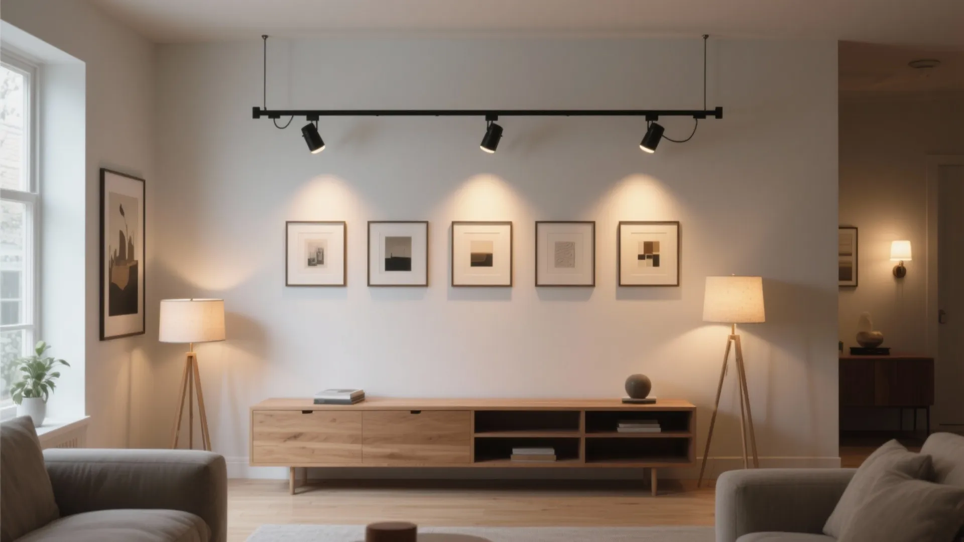 Track Lights for Wall — 5 Bright Ideas: Small wall spaces, big lighting impact: 5 creative track light ideas I use in tiny homes