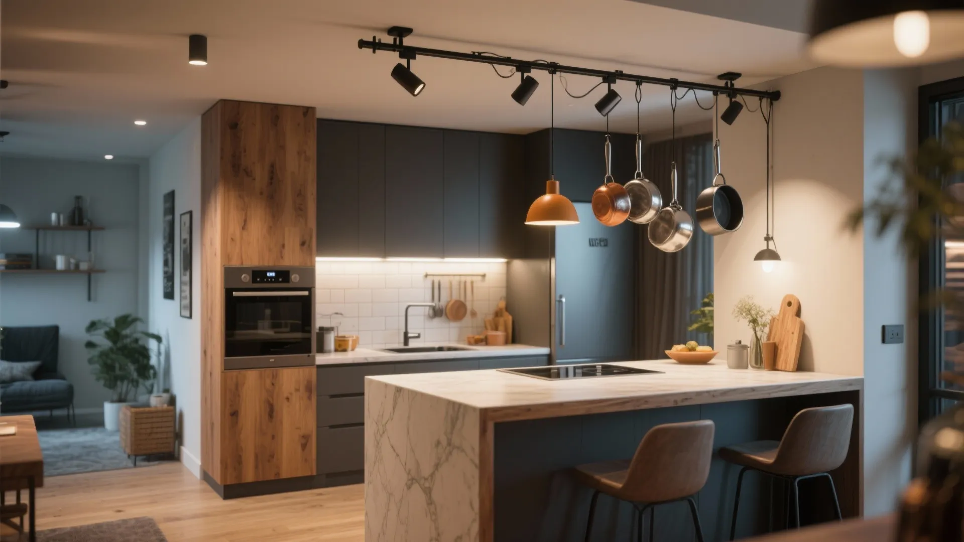 Track Lighting for Flexible Tasking