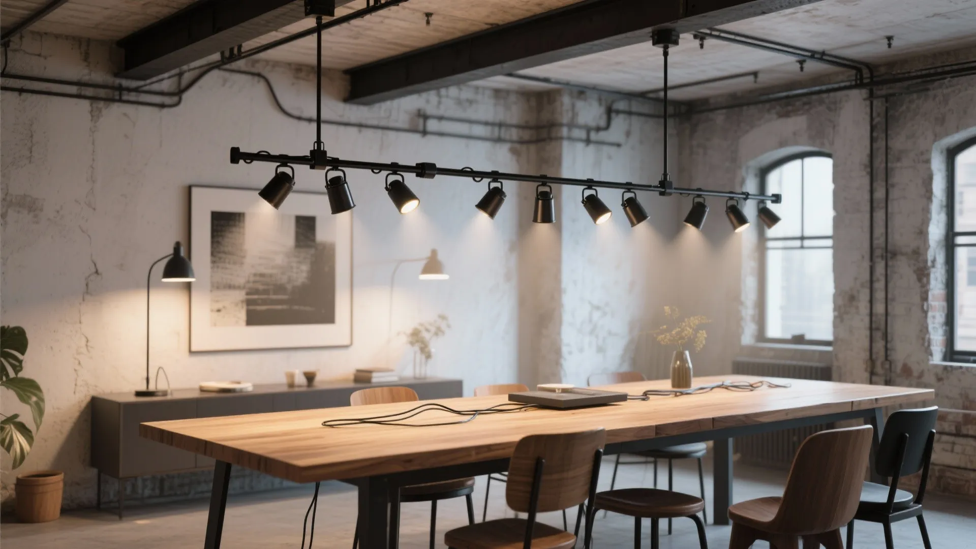 3. Adjustable Track with Focused Spots