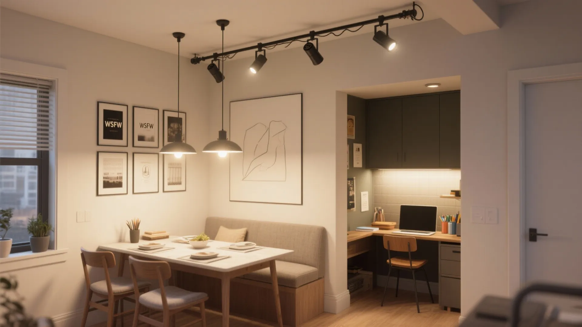 2. Adjustable Track Lighting for Flexibility