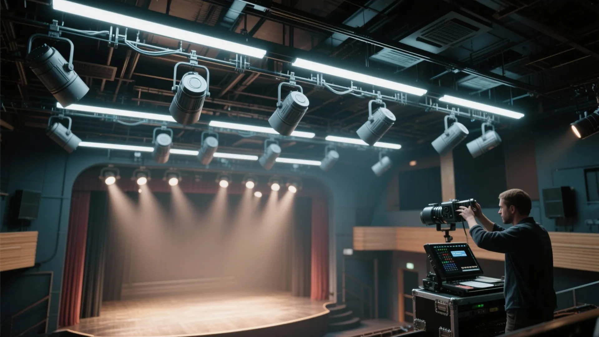 3. Adaptive Track Lighting for Flexibility