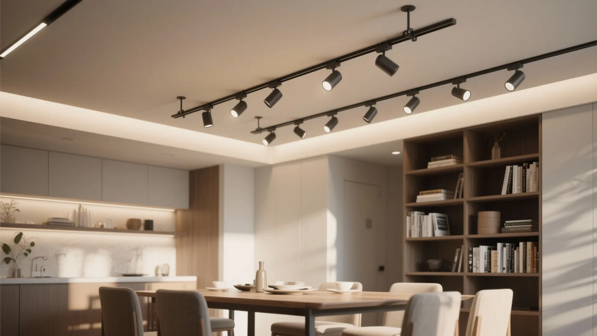 5. Track Lighting and Adjustable Fixtures for Flexibility