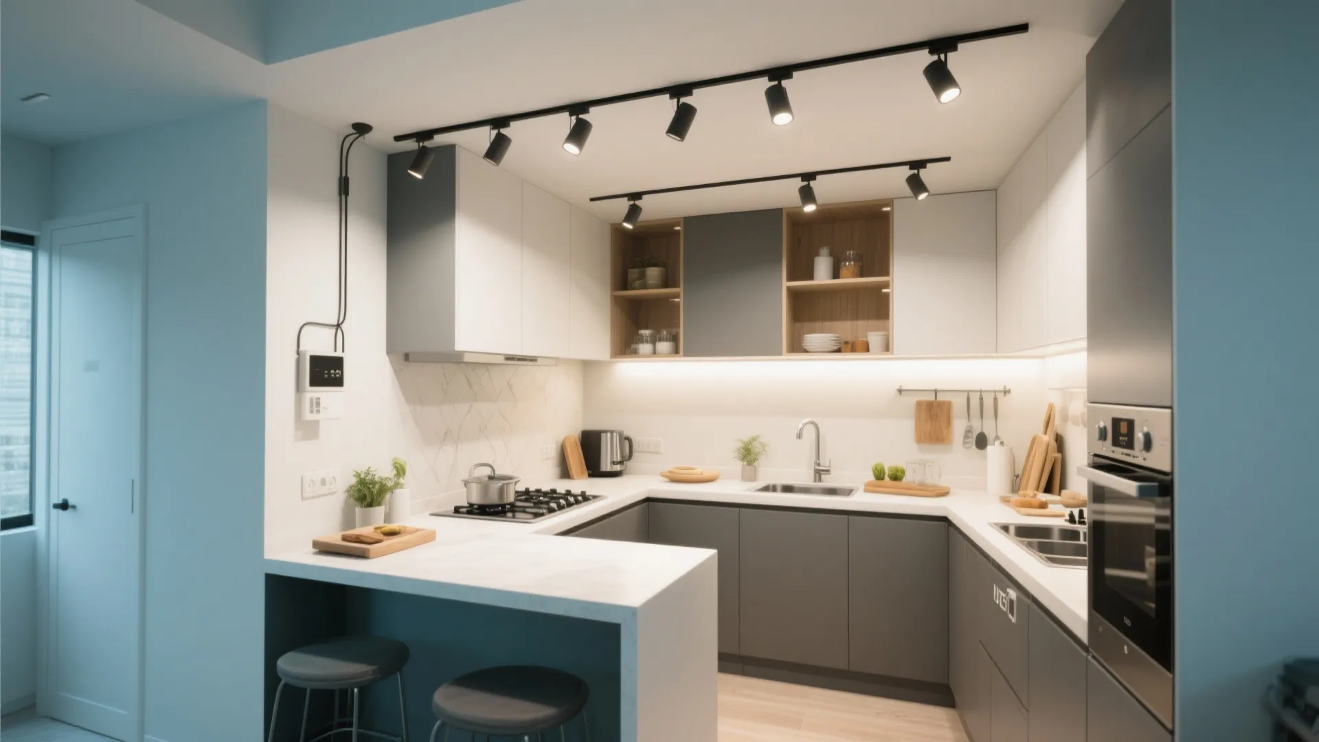 5. Adjustable Track Lighting