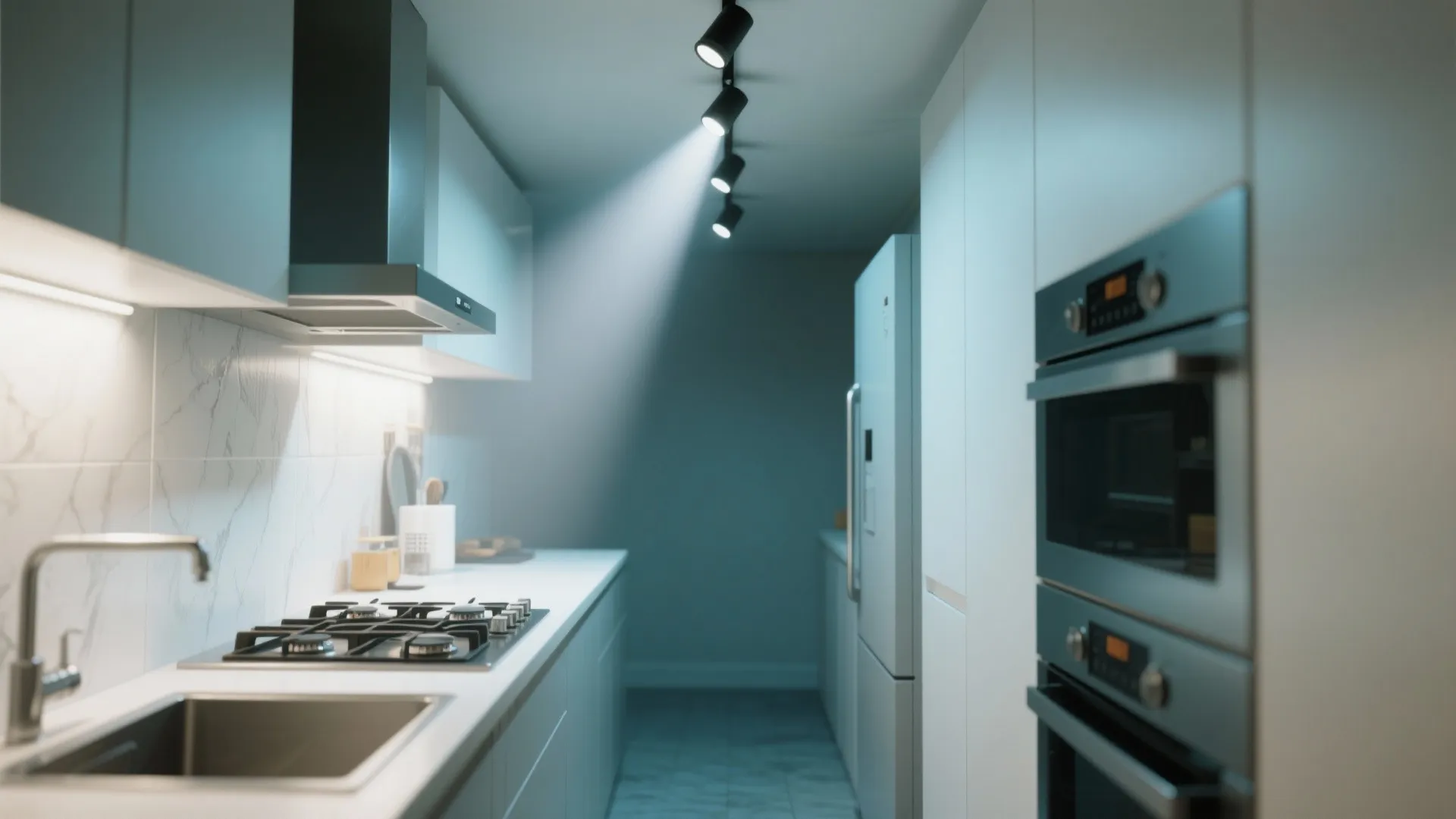 6. Track Lighting Sweep