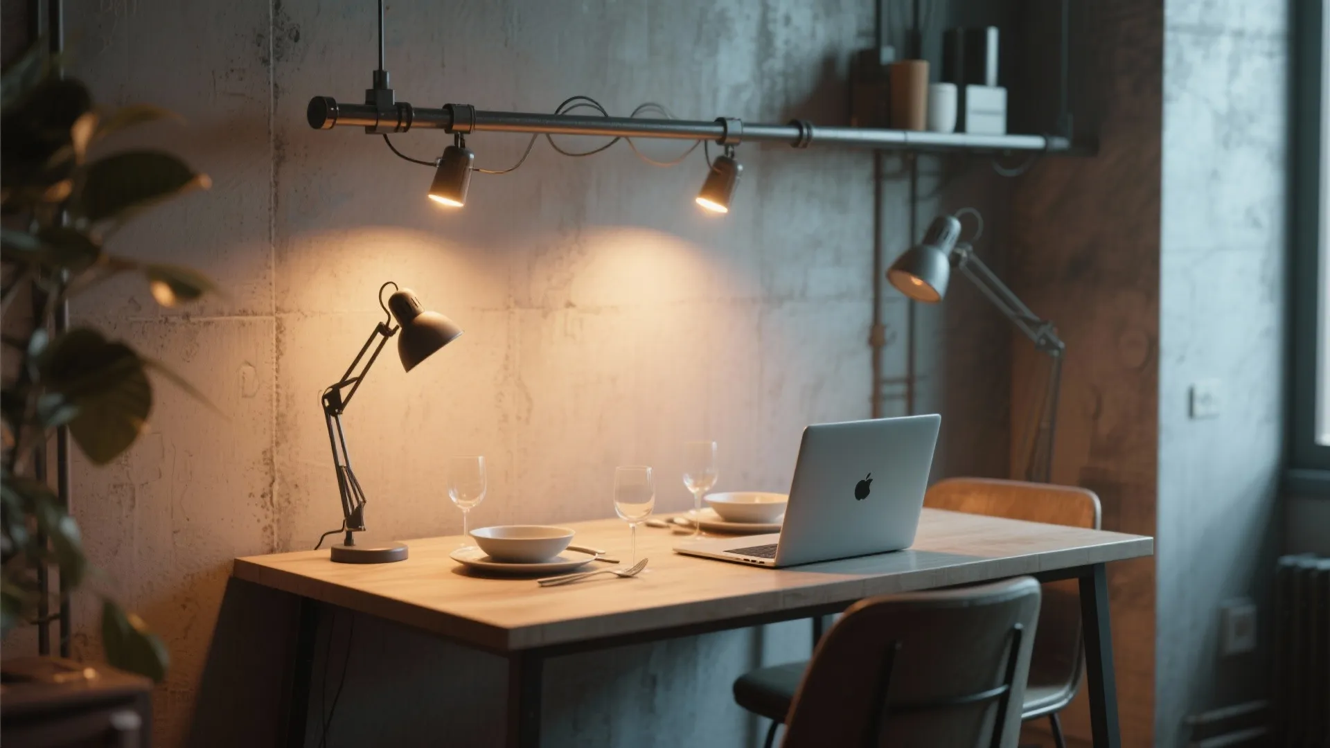 3. Adjustable Track or Rail Lighting