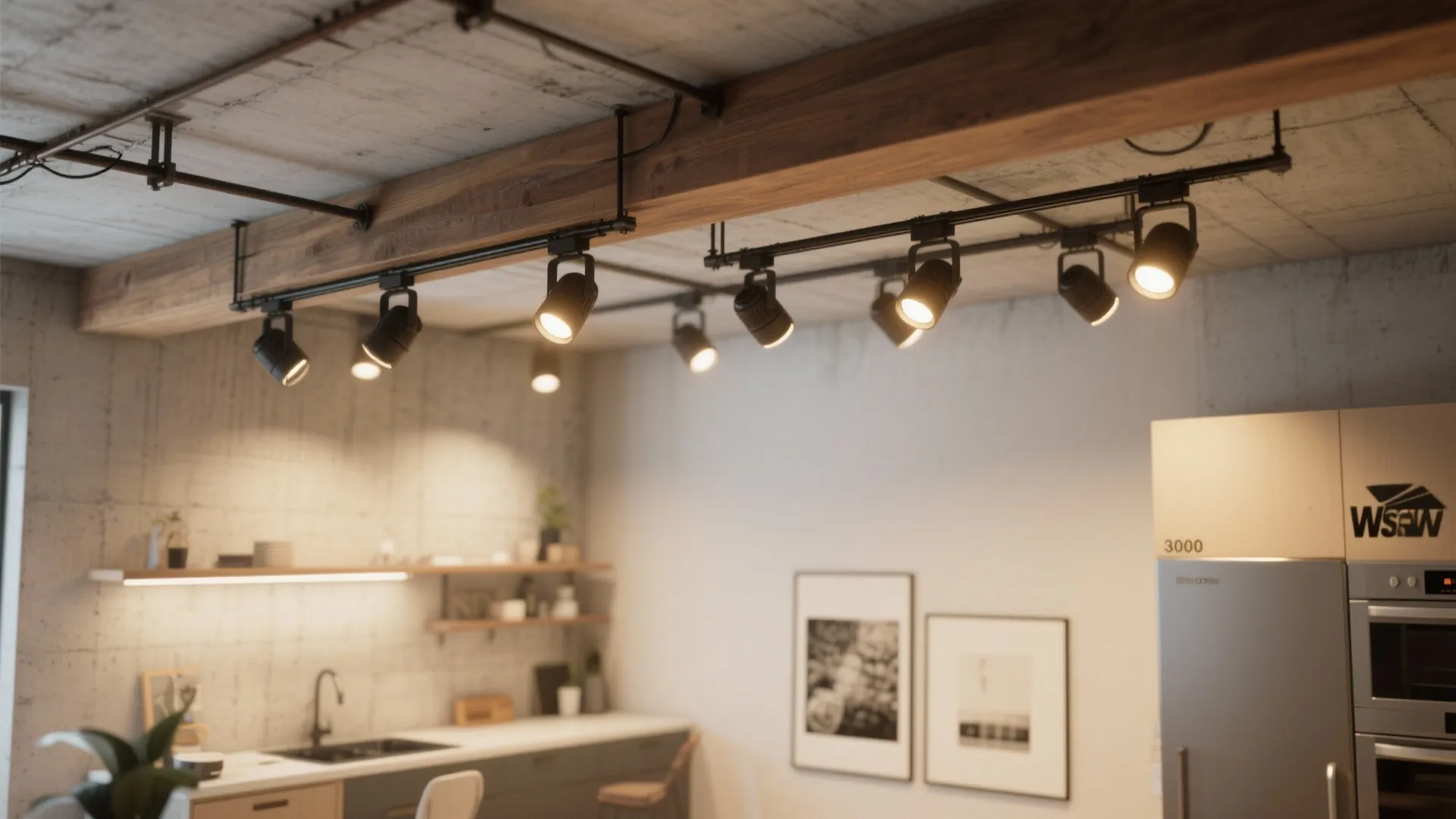 5. Surface-Mounted Track with Swappable Heads