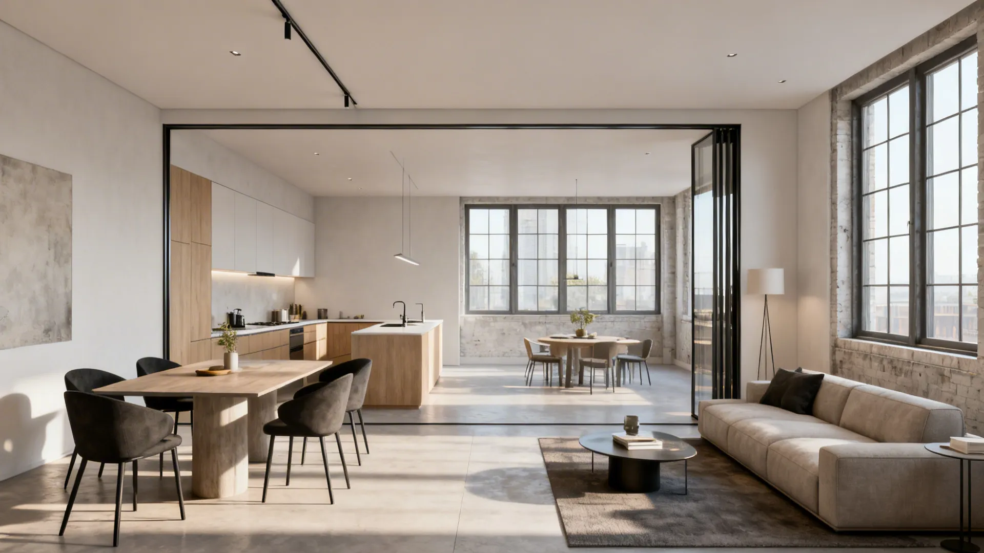 5. Track systems for a clean, modern look