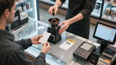 Modern Coffee Shop Counter Design for Efficiency & Style