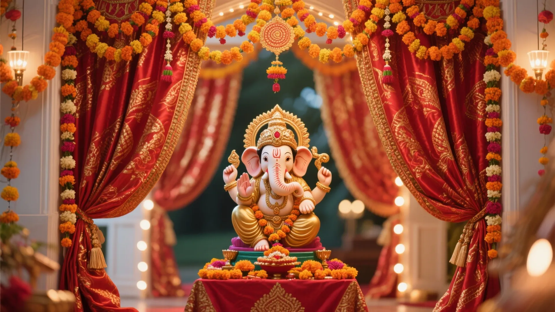 Traditional Drapery and Torans