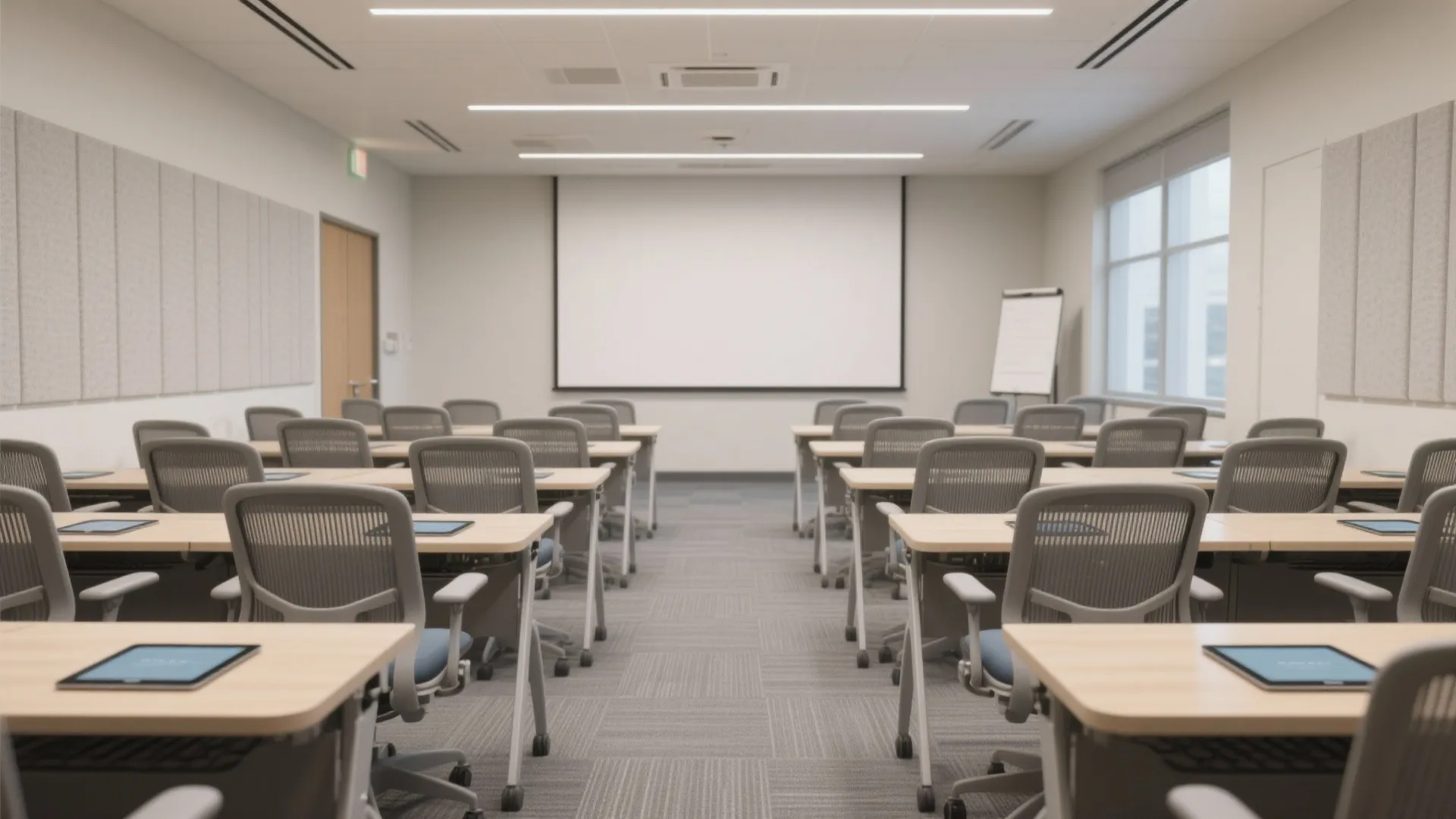 Training Room Chair with Writing Pad: Smart Seating for Effective Learning