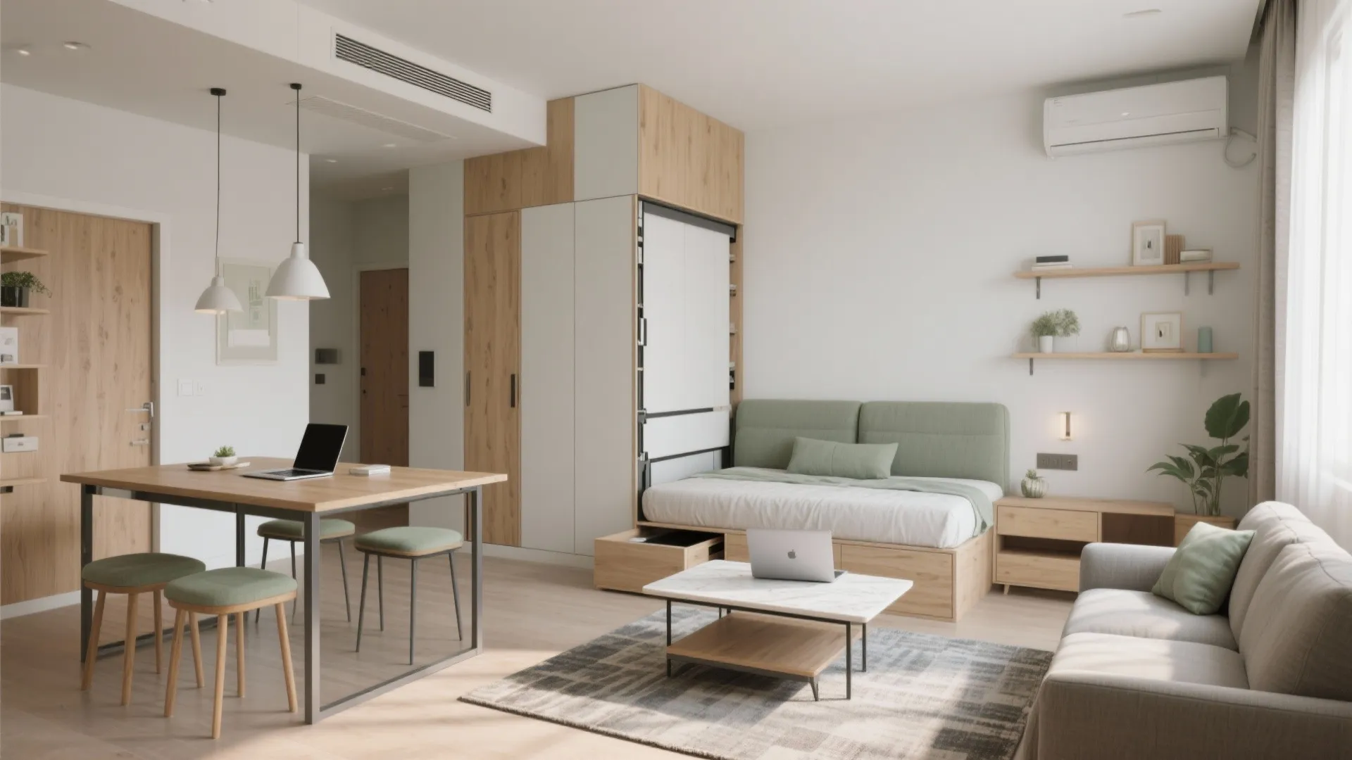 Smart, transformable furniture for double-duty living