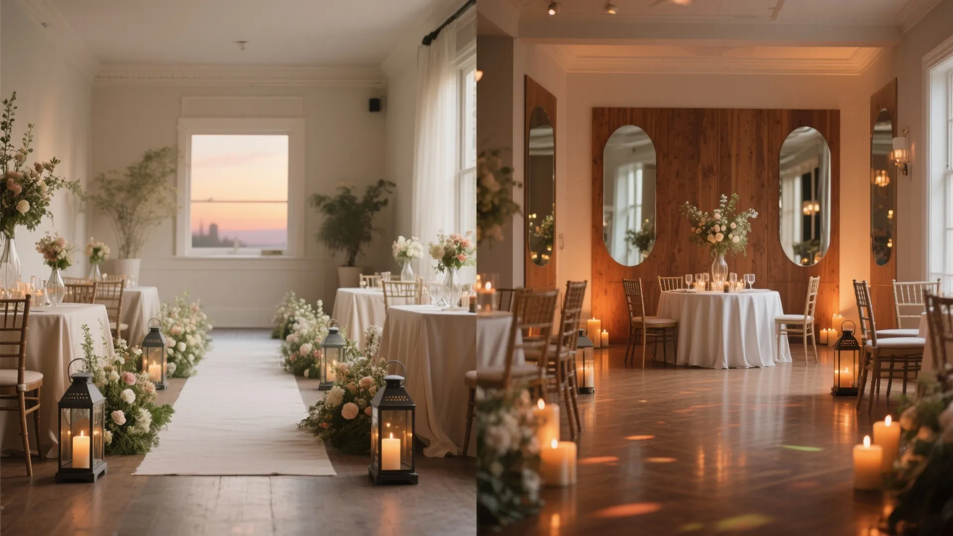 An Aisle That Transforms After “I Do”