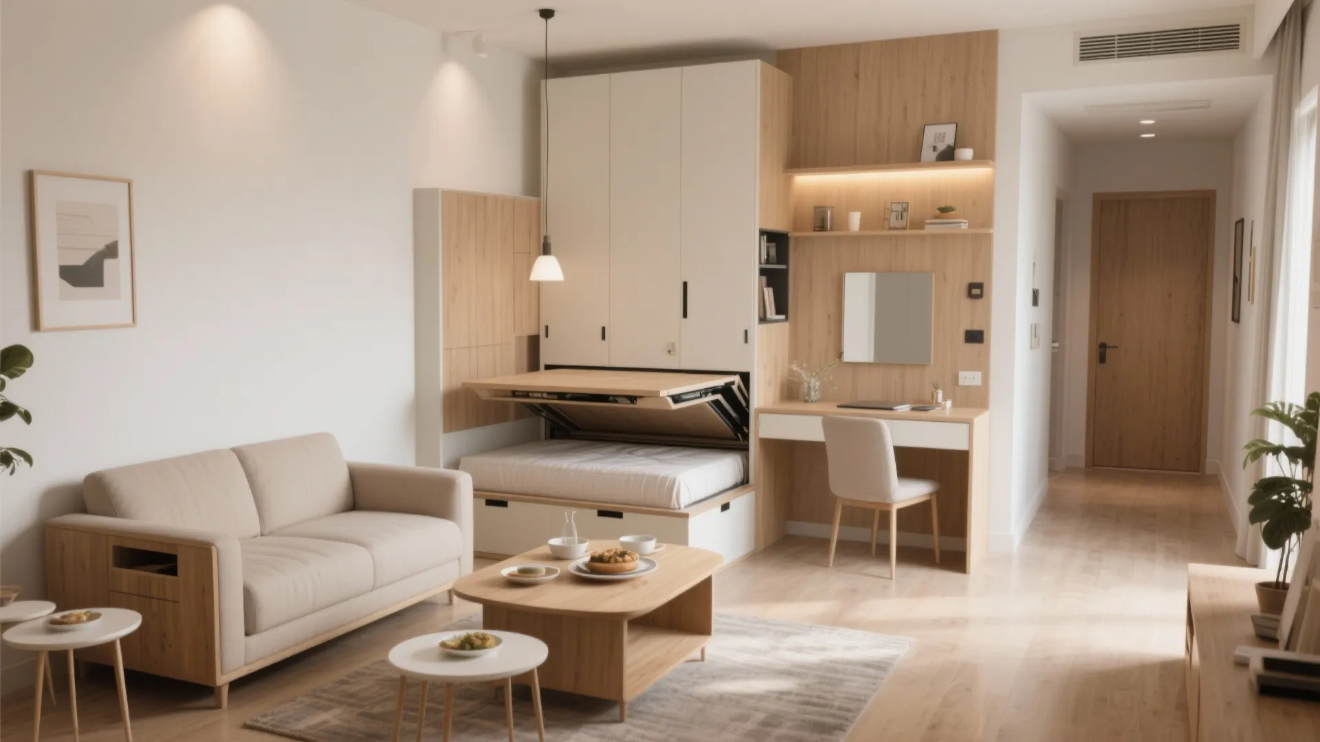 Transformable furniture that works double shifts