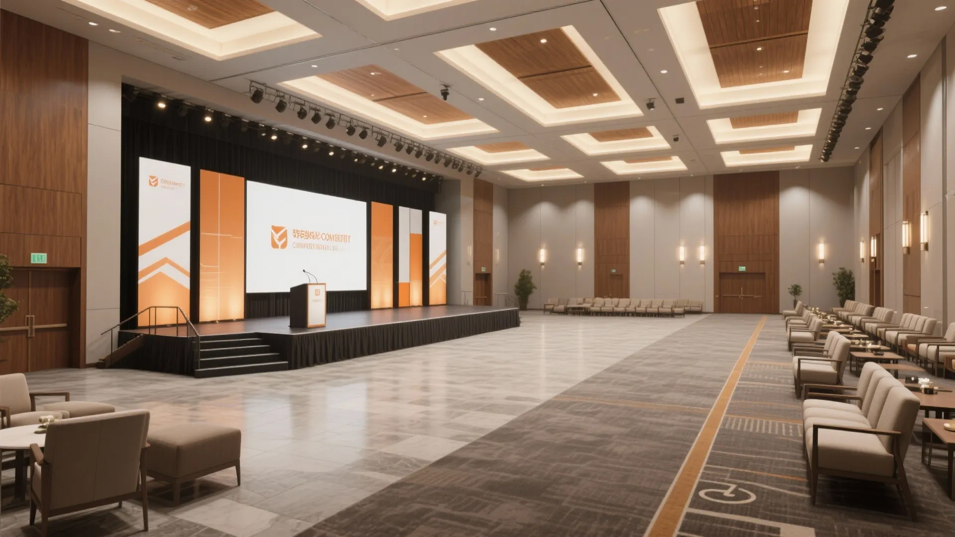 Butta Convention Hall Design Ideas: Maximize Space & Elegance: 1 Minute to Stylish Event Spaces: Effortless Butta Convention Hall Inspiration