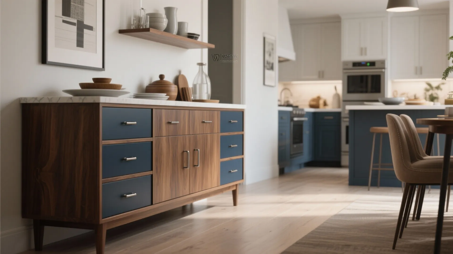 5. Transitional Flow: Connect Buffet to Dining and Kitchen