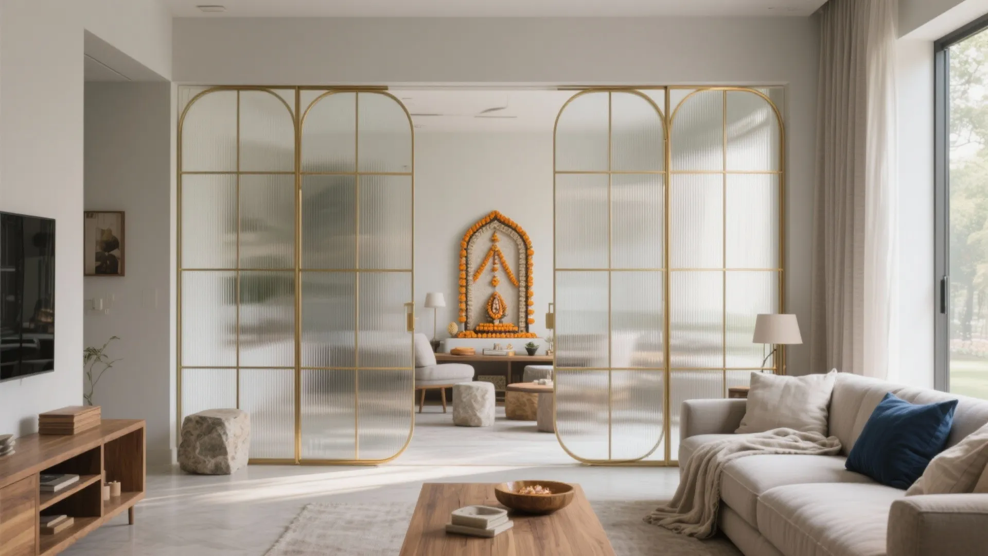 Translucent Partitions for Light and Privacy