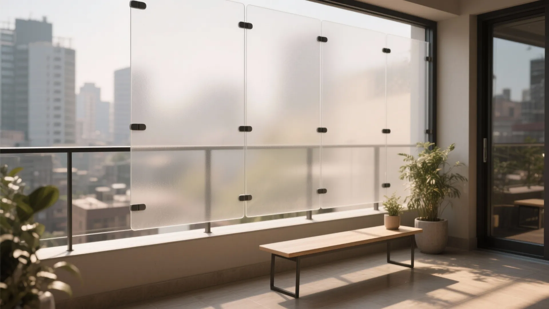 Light and shade control: translucent screens