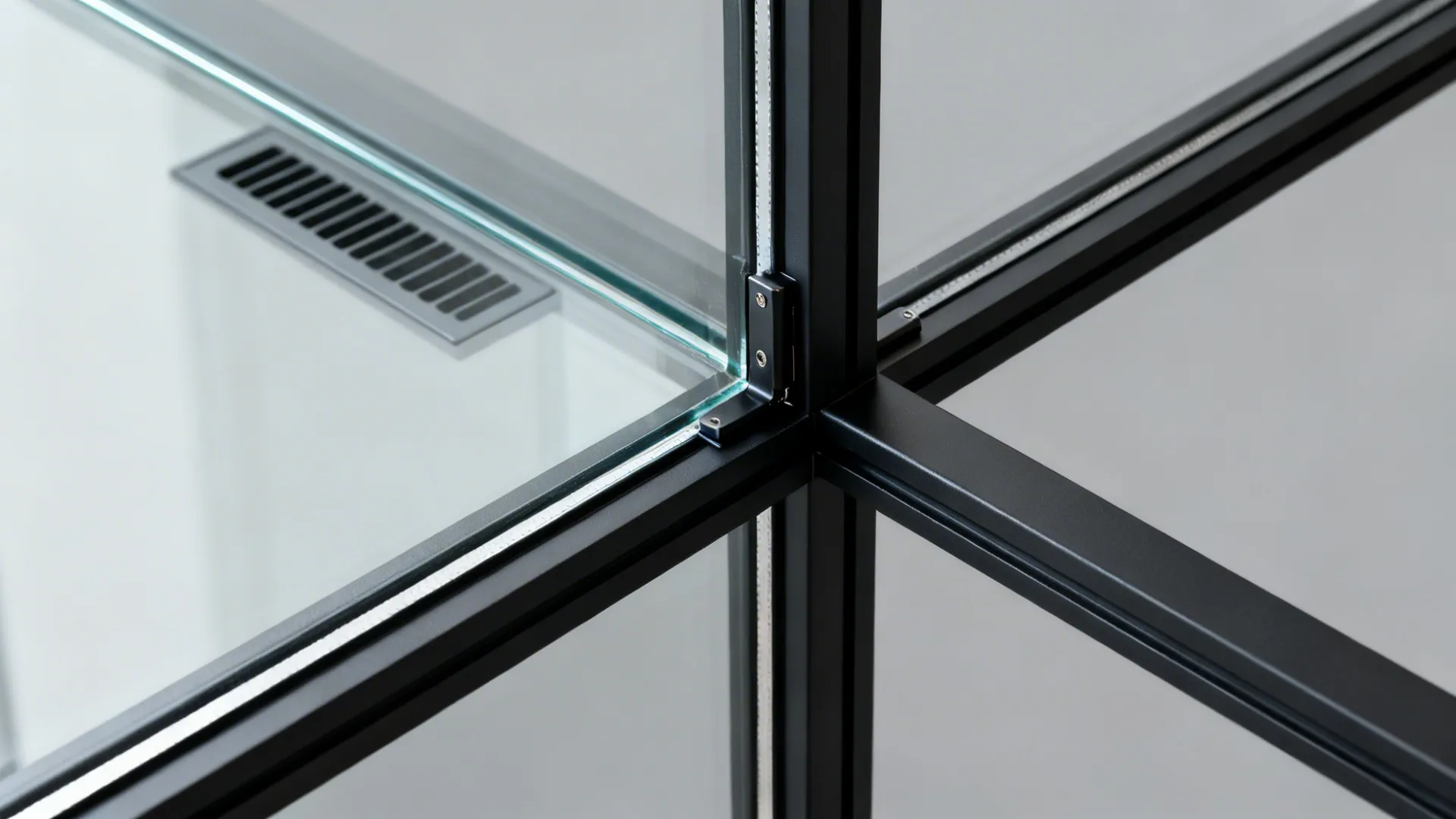 3) Floor-to-Ceiling Glass with Transoms for Ventilation