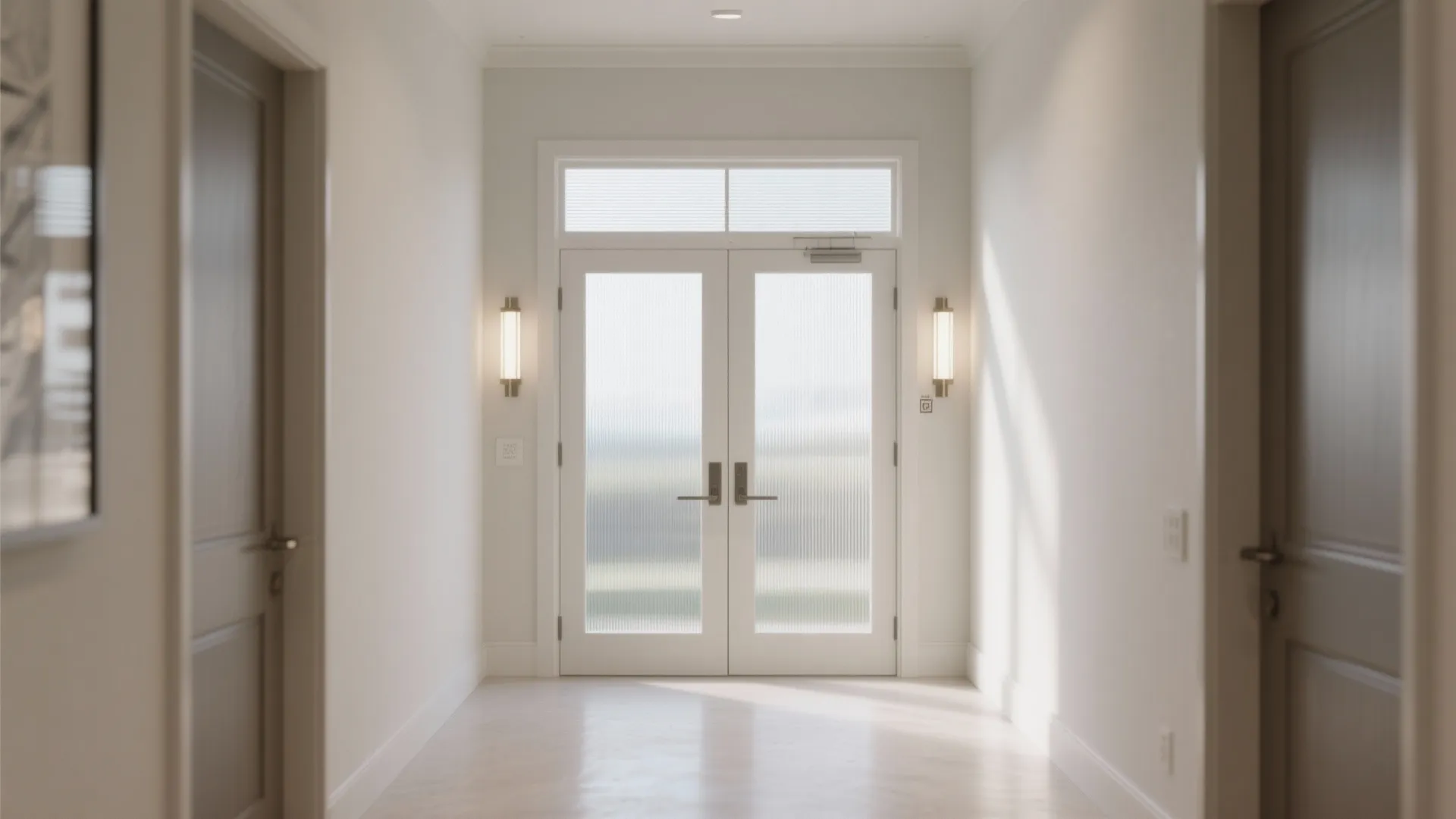 Transom and Sidelights for Small Halls
