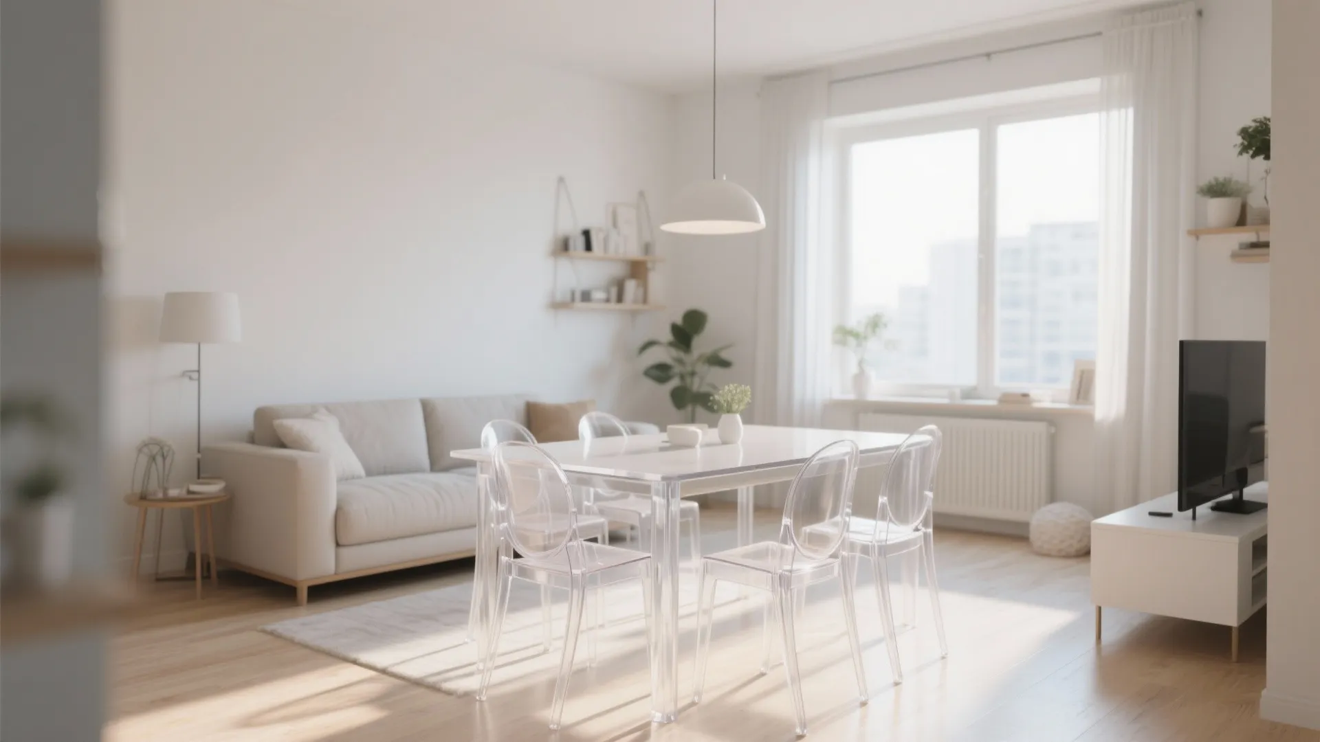 8. Opt for Transparent Furniture