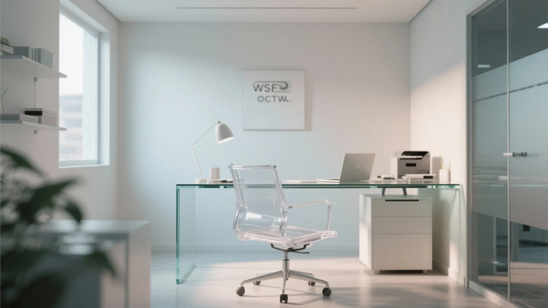 6. Transparent Furniture for a Lighter Visual