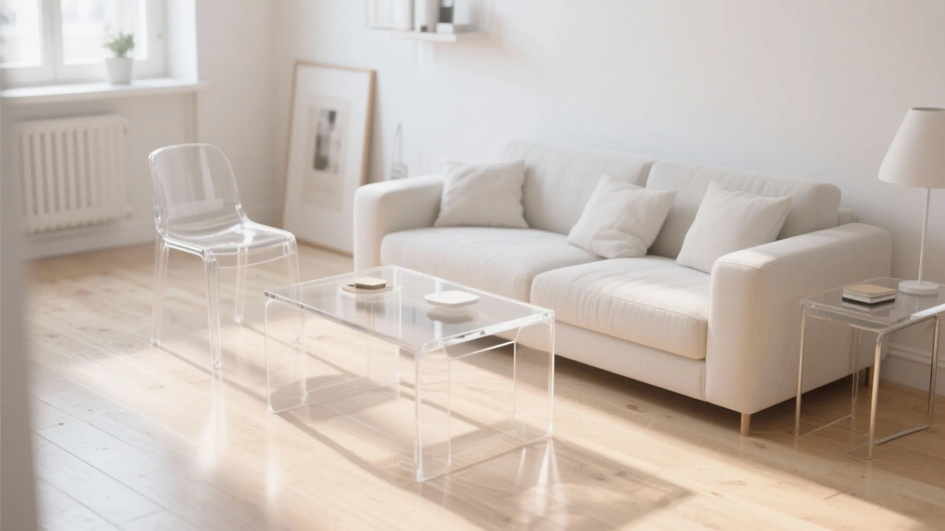 5. Transparent Furniture Pieces